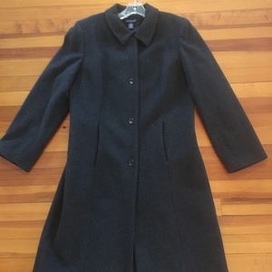Ann Taylor grey wool coat